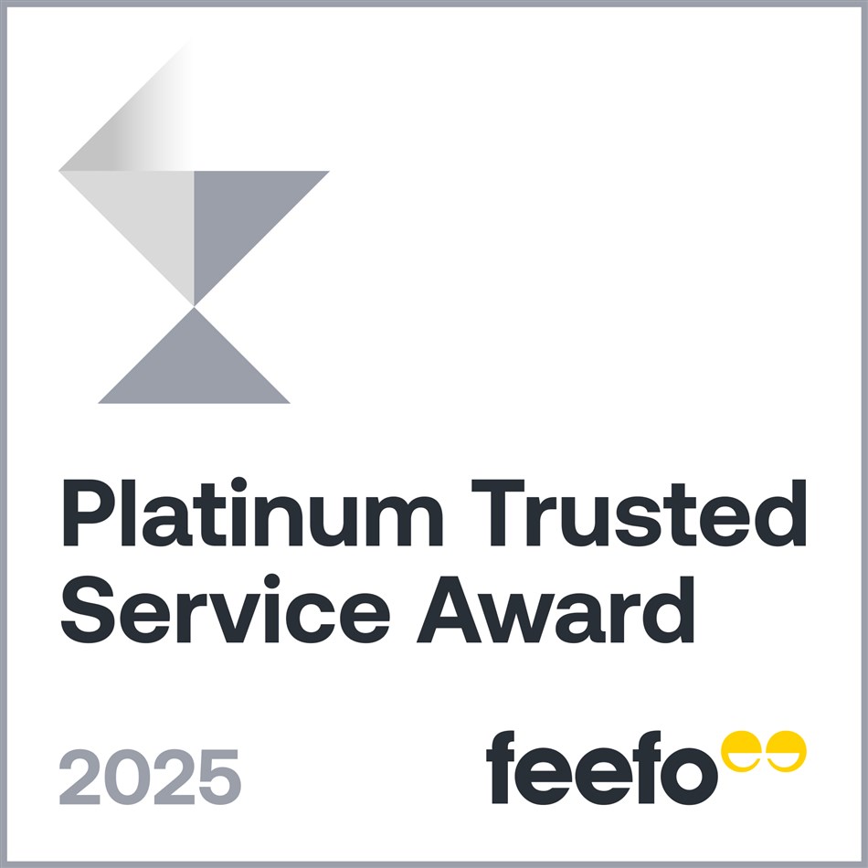 Feefo Platinum Trusted Service Award 2025 for the 7th year in a Row!