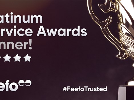 Peter Heron receives Feefo Platinum Trusted Service Award 2021