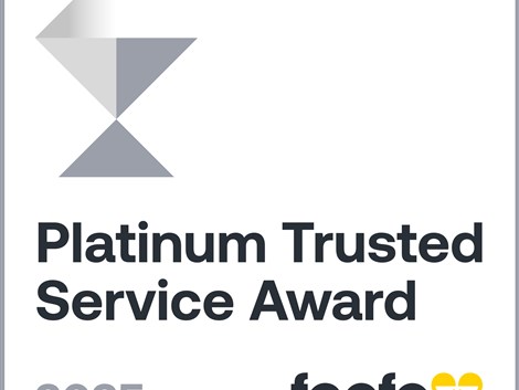 Feefo Platinum Trusted Service Award 2025 for the 7th year in a Row!